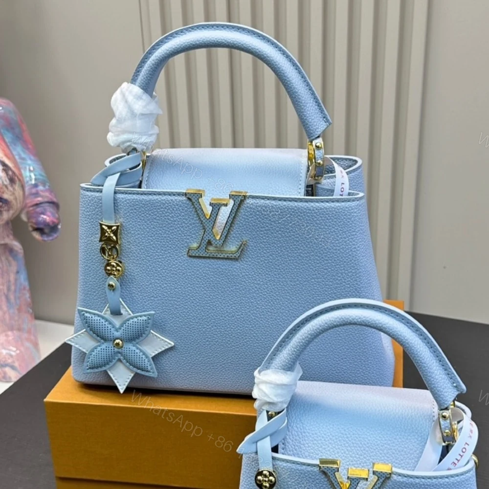View 2 of LOUIS VUITTON CAPUCINES MINI BAG BLUE BLEACH 20CM M21303