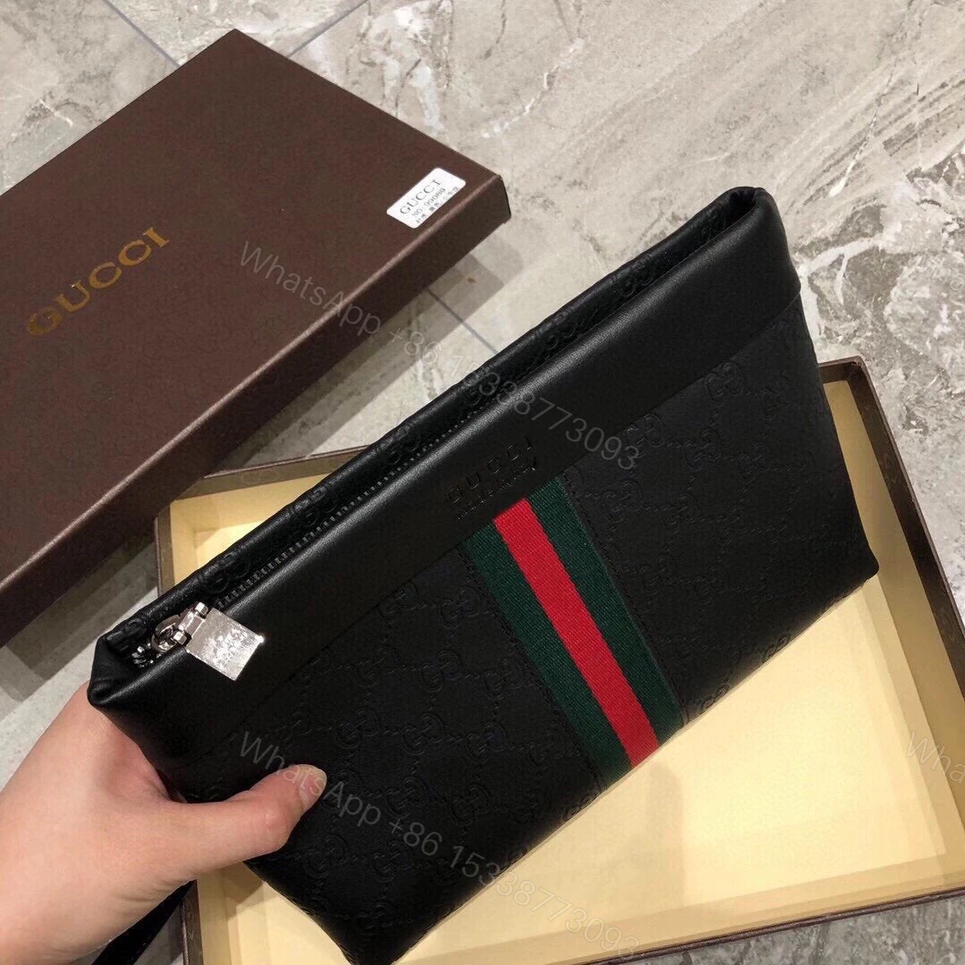 View 6 of GUCCI GG SUPREME WEB CLUTCH