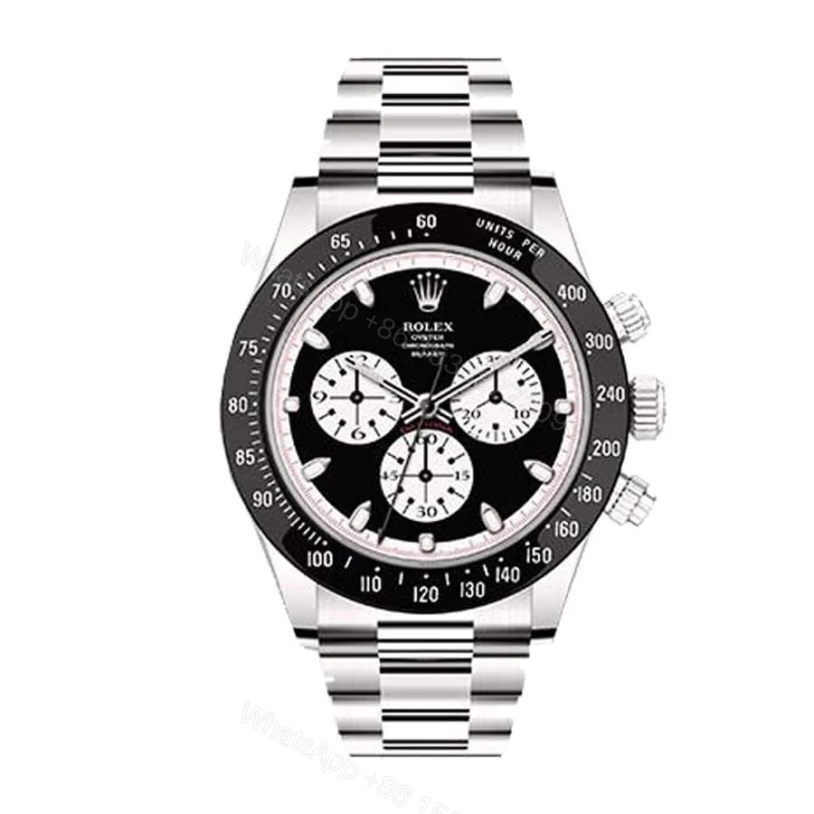 Rolex Cosmograph Daytona 116500LN Super Clone: 40mm Steel Black Dial — view 1