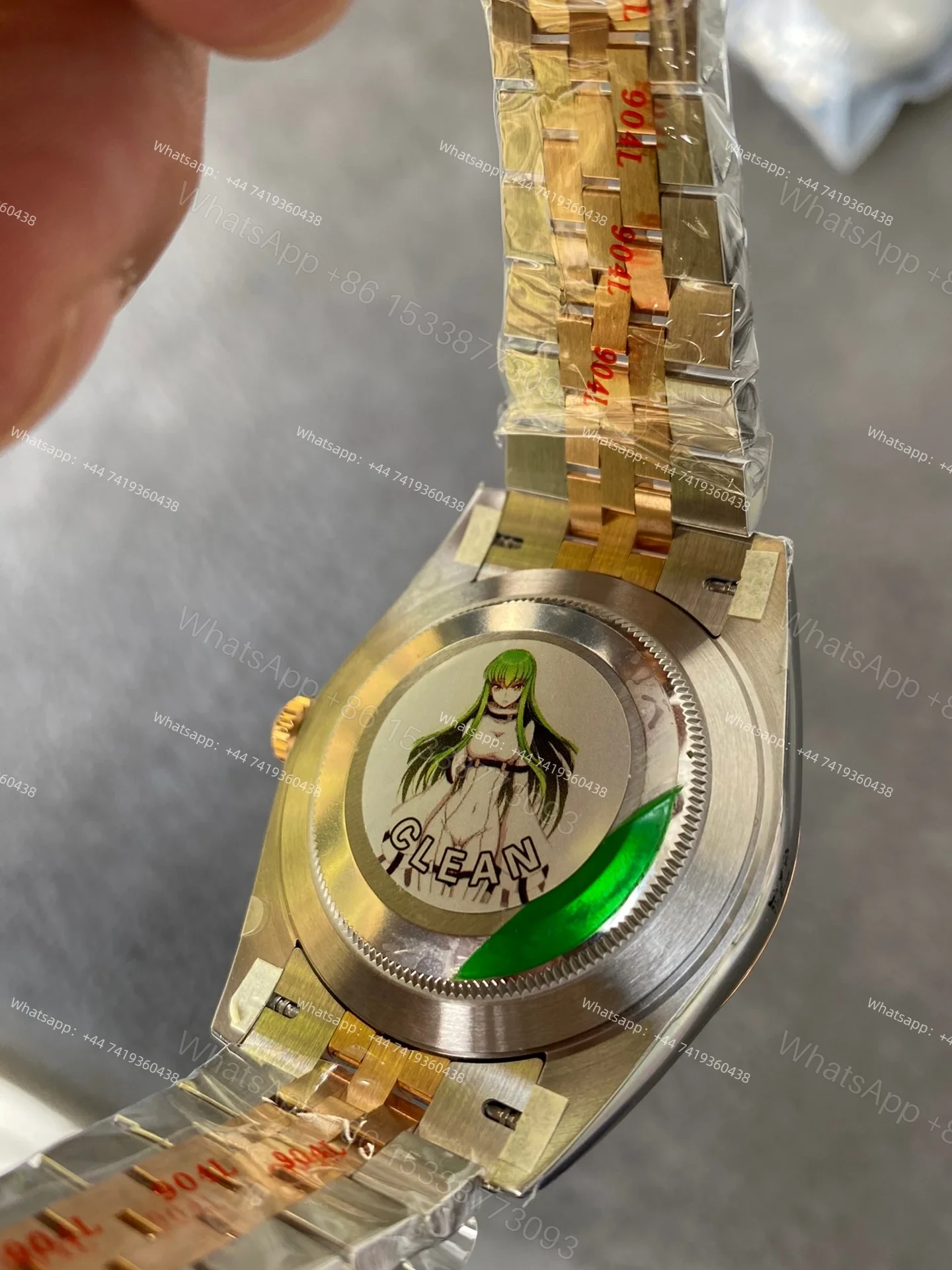 View 9 of Rolex Datejust M126331-0008 1:1 Replica Rose Gold Diamond Dial Jubilee 41MM 3235 Movement Super Clone Watch