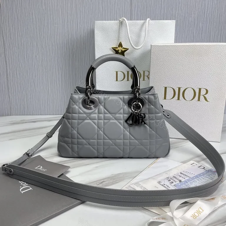 Quilted Carryall with Signature Hardware - Dior-Style Luxury Bag — view 1