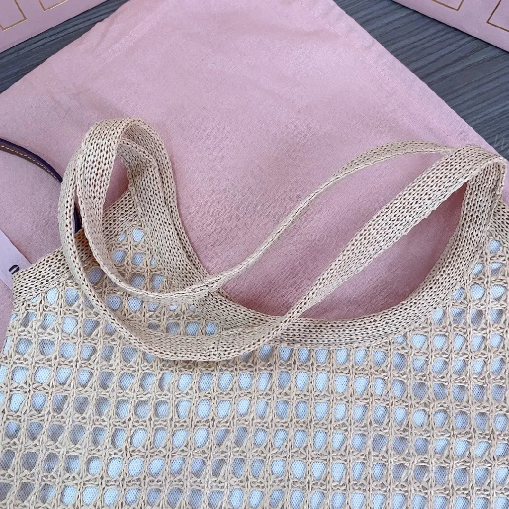 View 3 of Breathable Net Tote with Subtle Logo Detail Tote