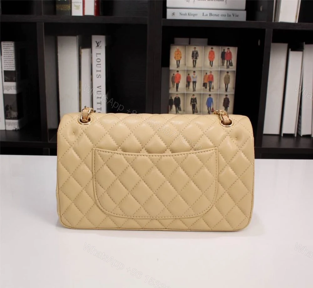 View 7 of Chanel Classic Flap Beige Gold Hardware 25Cm