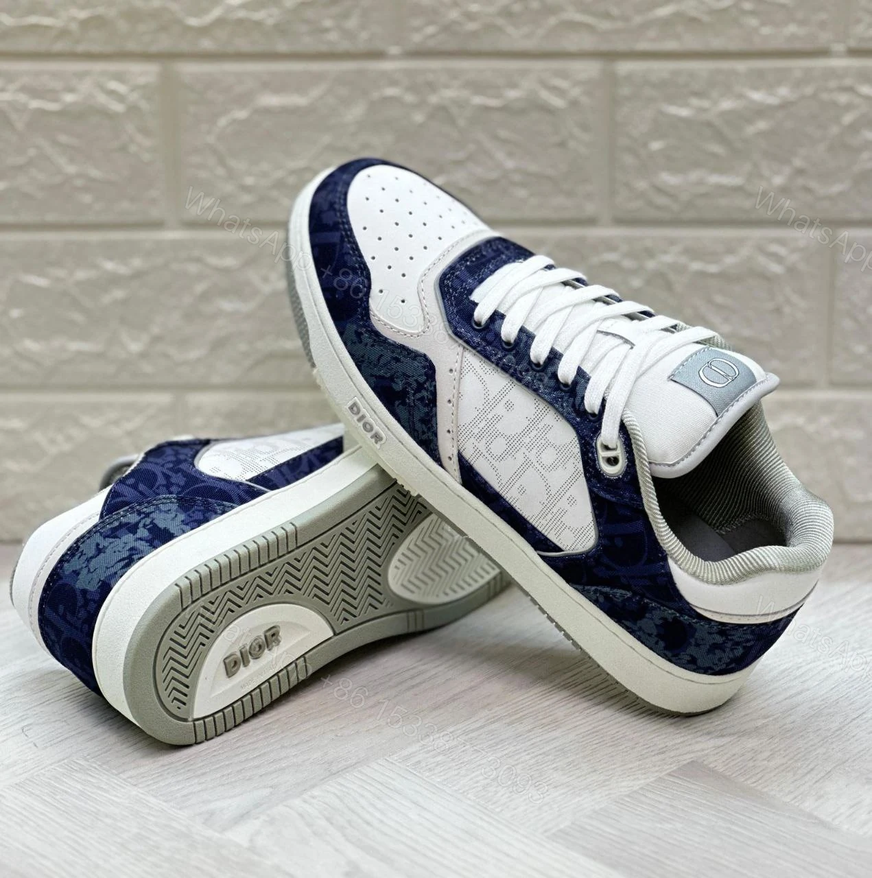 View 2 of Dior Low-Top Sneaker with Technical mesh lining
