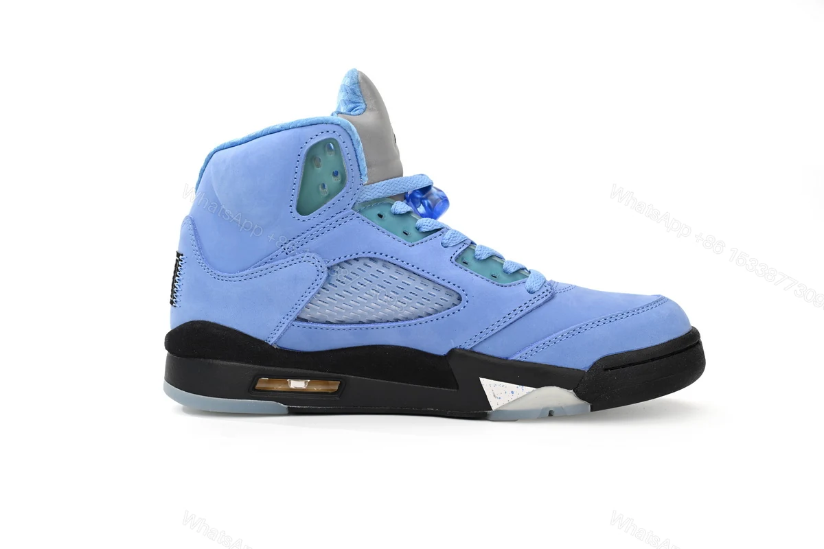 View 4 of Air Jordan 5 Retro UNC University Blue DV1310-401