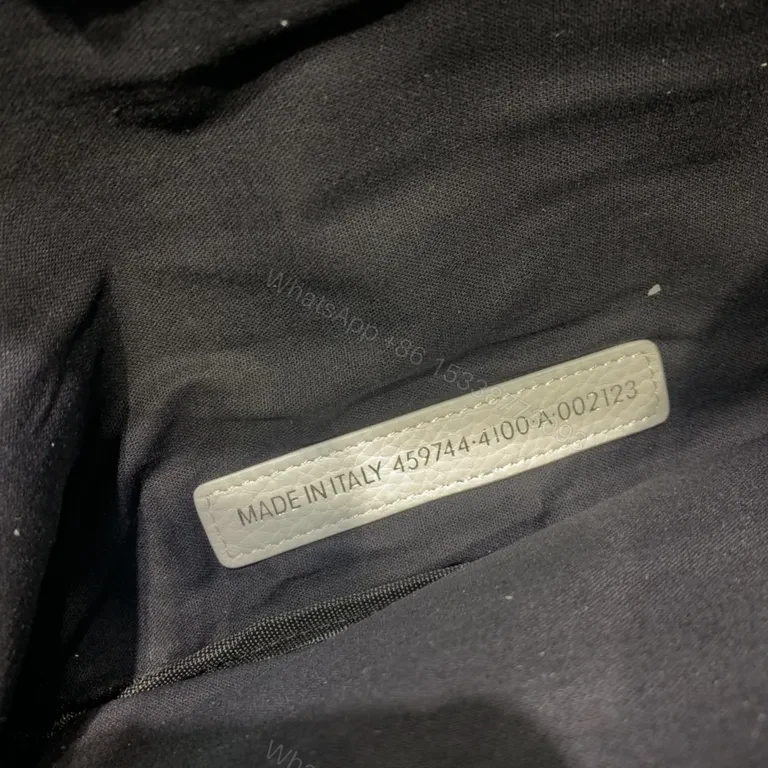 View 4 of Balenciaga Baggage Belt Bag â€” White Pebble Leather, Modern Minimalist