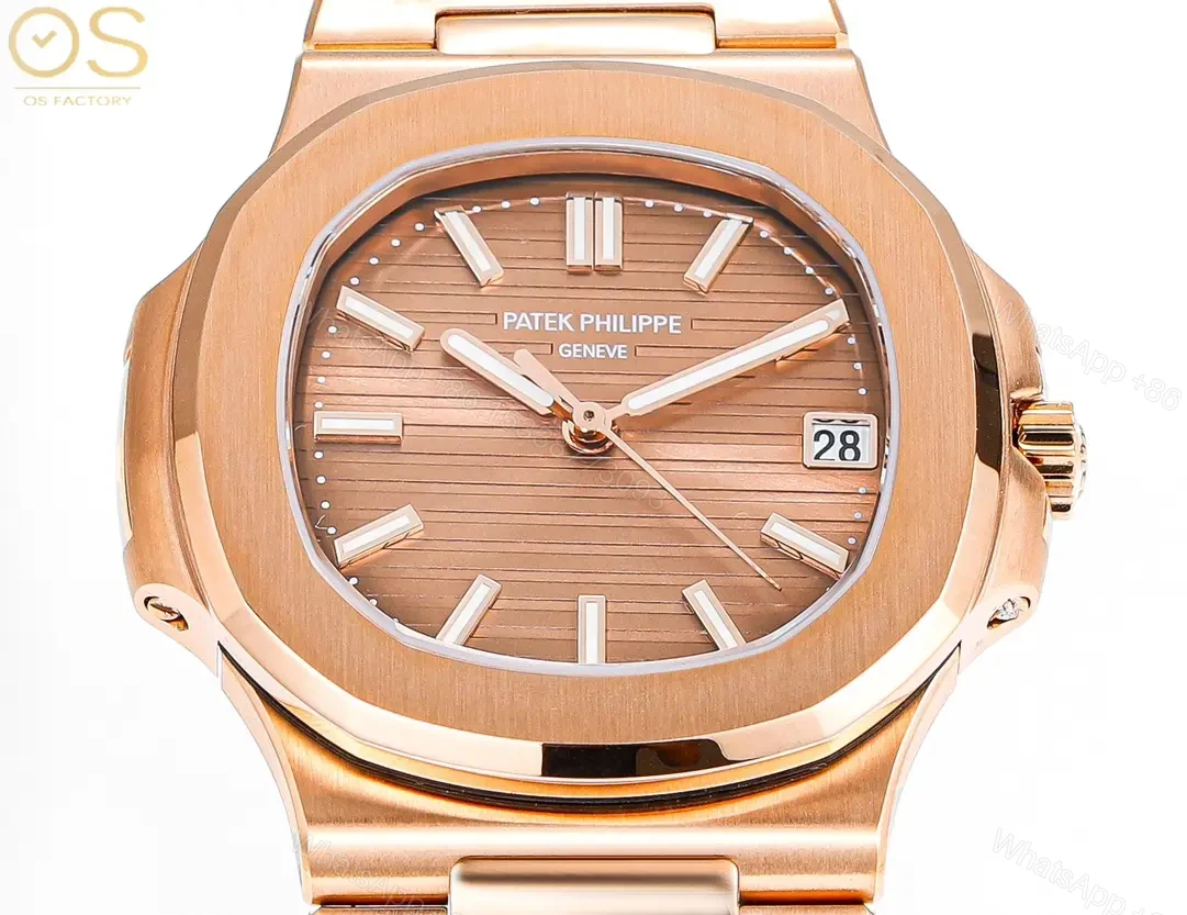 View 2 of Patek Philippe Rose Gold Nautilus Style Watch