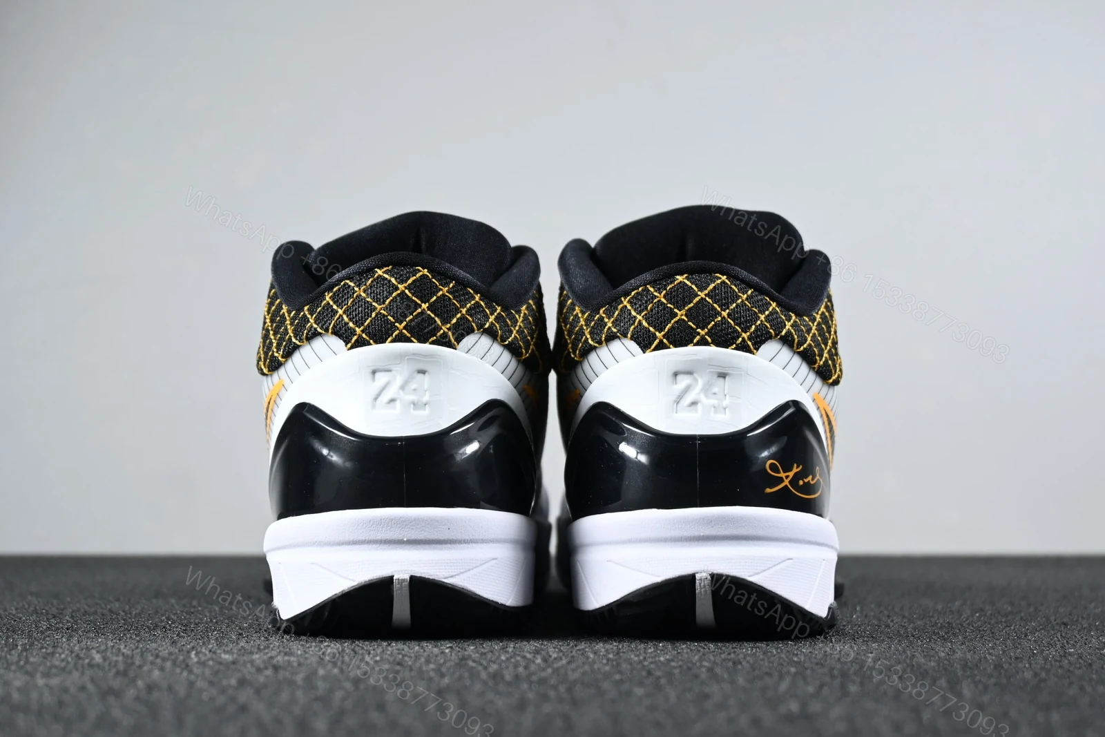 View 7 of Nike Kobe 4 Protro White Black Del Sol