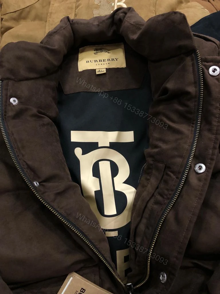 View 7 of FIRST COPY BURBERRY IMPORTED PUFFERS SUEDE JACKET