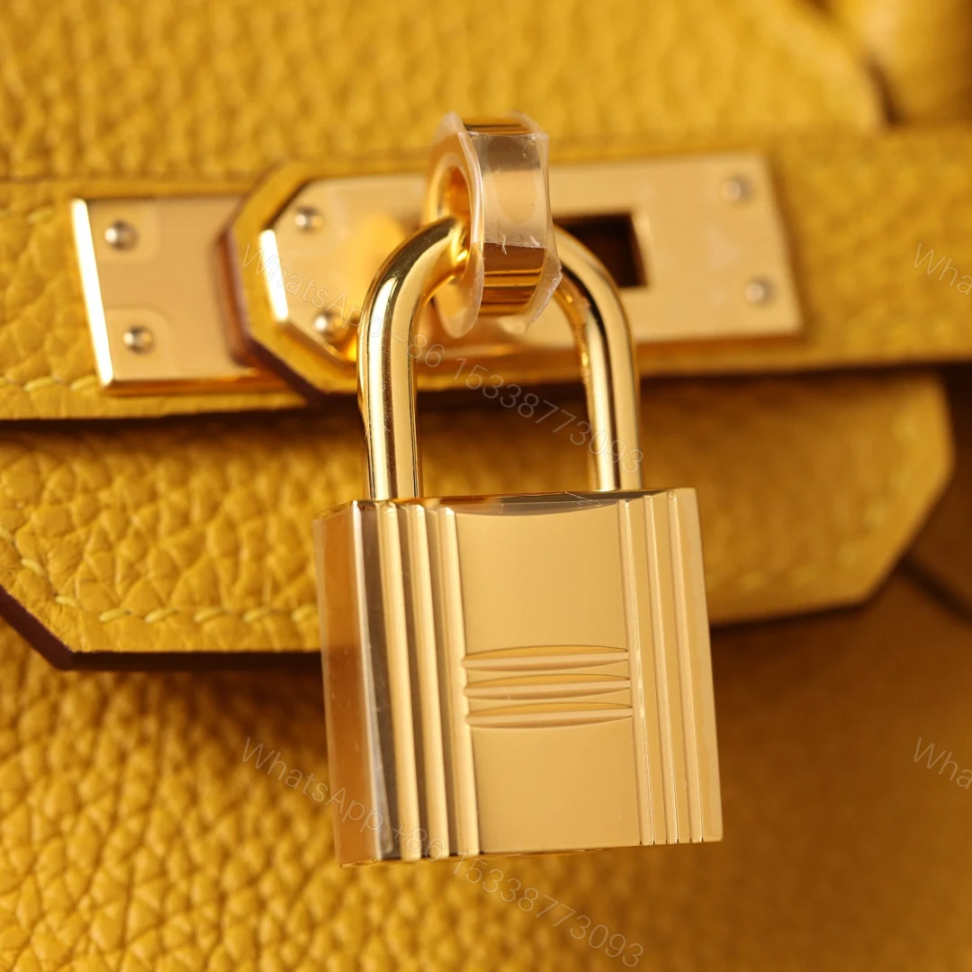 View 17 of 高仿Hermes*Birkin25Togo牛皮琥珀黃金扣/純手工