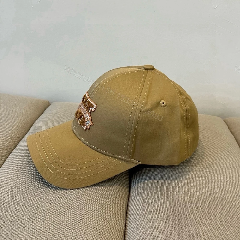 View 2 of Hermes Davis H Sellier Cap Brown H232032N D156