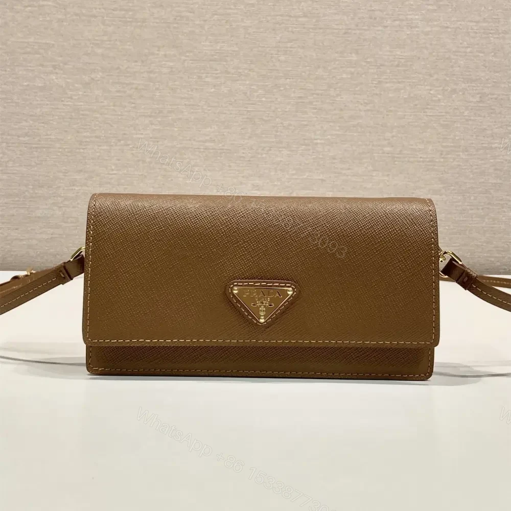 高仿Prada*Saffano系列1NF059斜挎包棕色Mini免檢版 — view 1