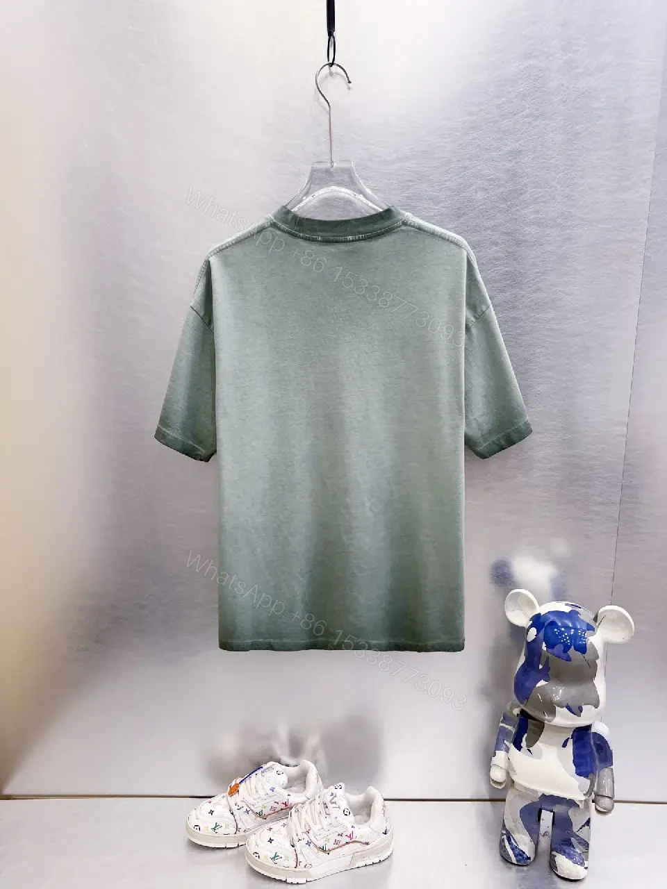 View 8 of Soft-Color Tee: Premium Cotton, Street-Chic, Logo-Accent Tee