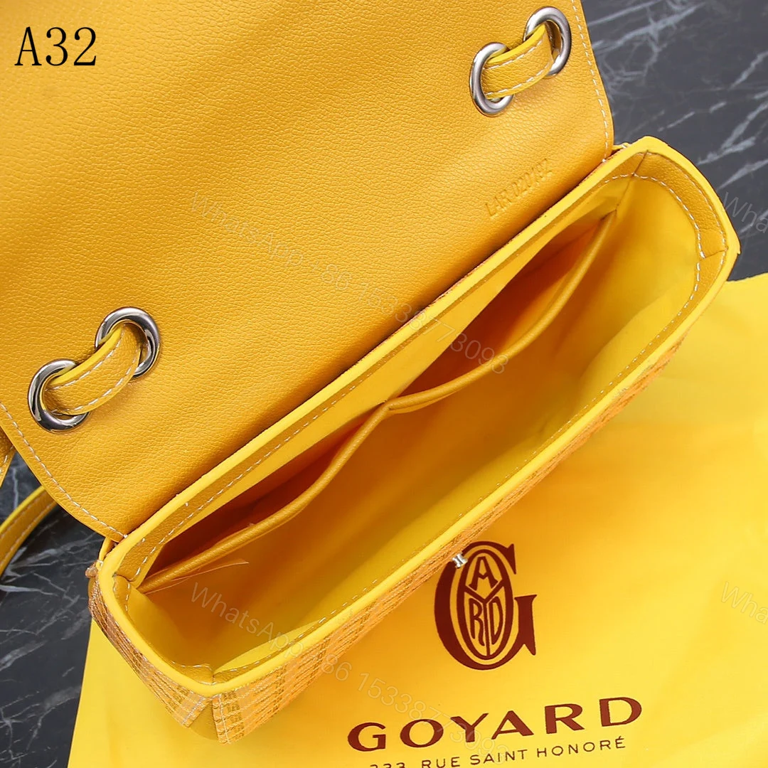 View 7 of GOYARD SEAL CLASP THE 233 BAG YELLOW 25CM