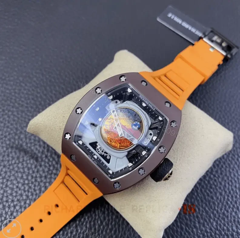 View 5 of Richard Mille Swiss Clone – RM 52-05 Pharrell Williams Orange