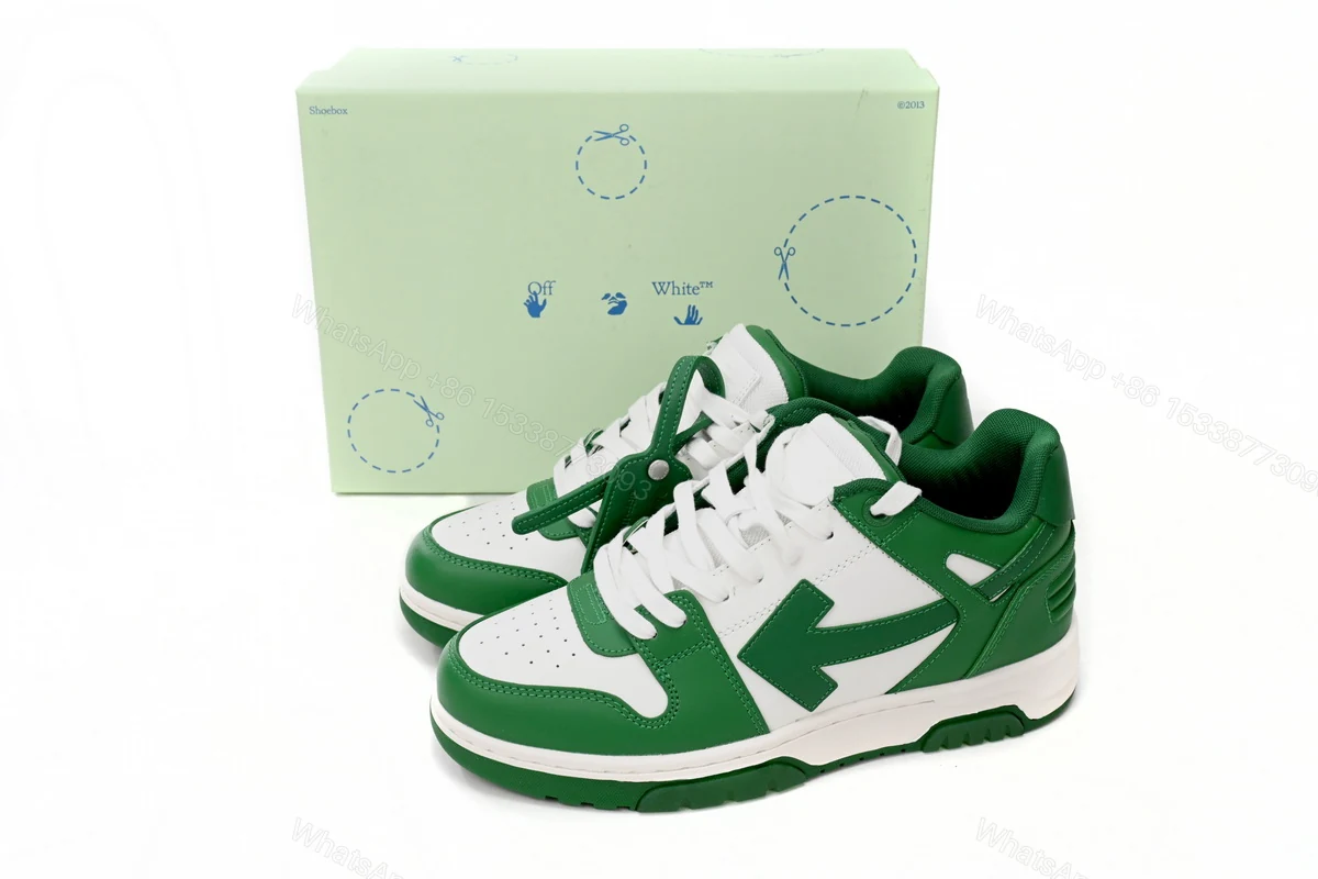 OFF-WHITE Out Of Office Green OMIA189 C99LEA00 10155 — view 2