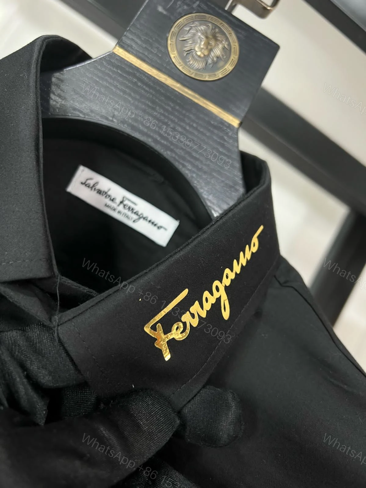 View 11 of First Copy Salvatore Ferragamo Imported Cotton Lycra Fabric Full Sleeve Shirts