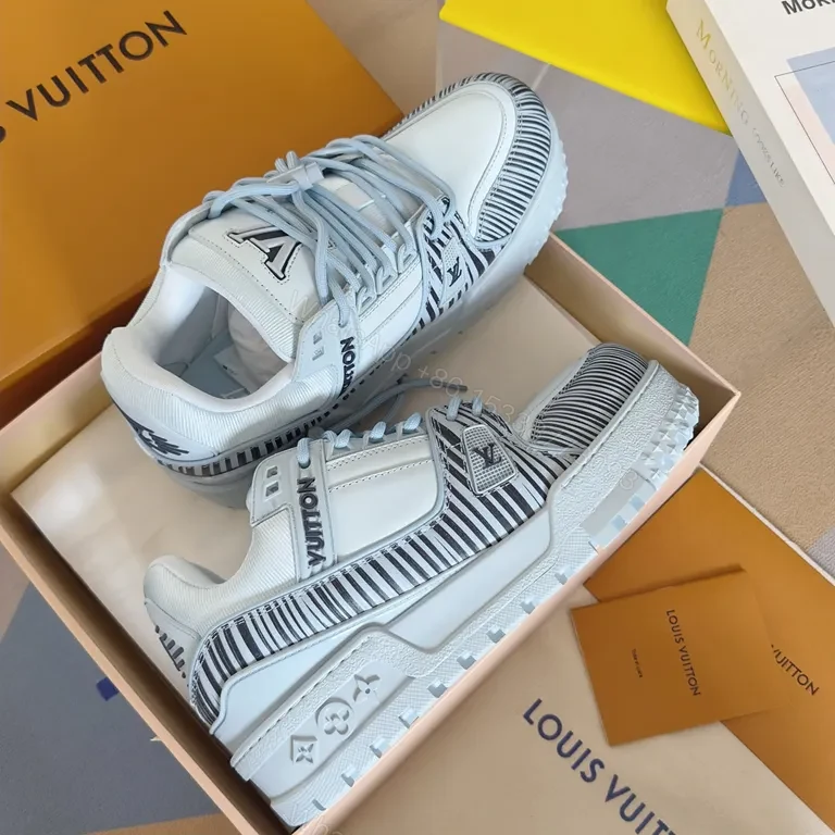 View 9 of Refined LV-Inspired Luxury Sneakers: Elevated Comfort