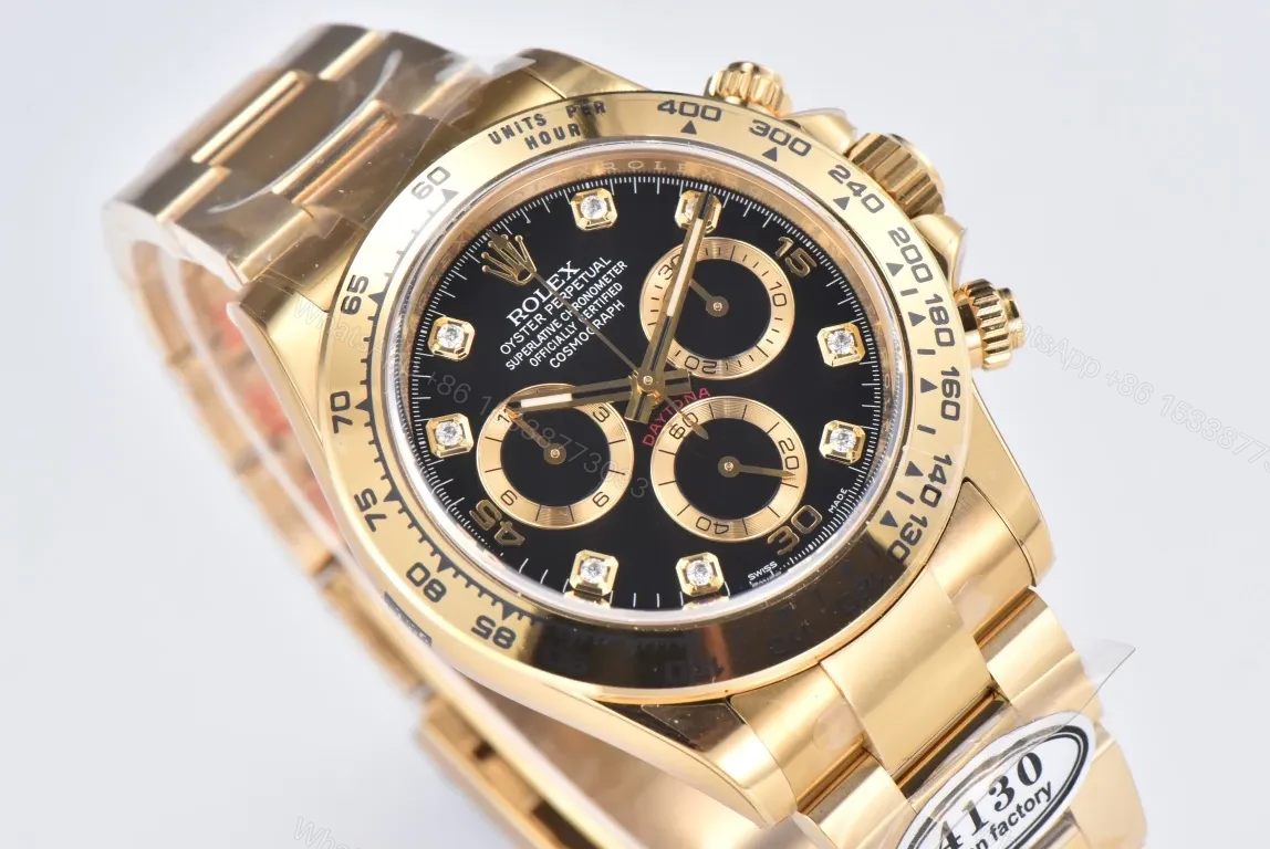 View 4 of GM Factory Clean Factory Clean 116508 Gold Daytona Black Dial Watch
