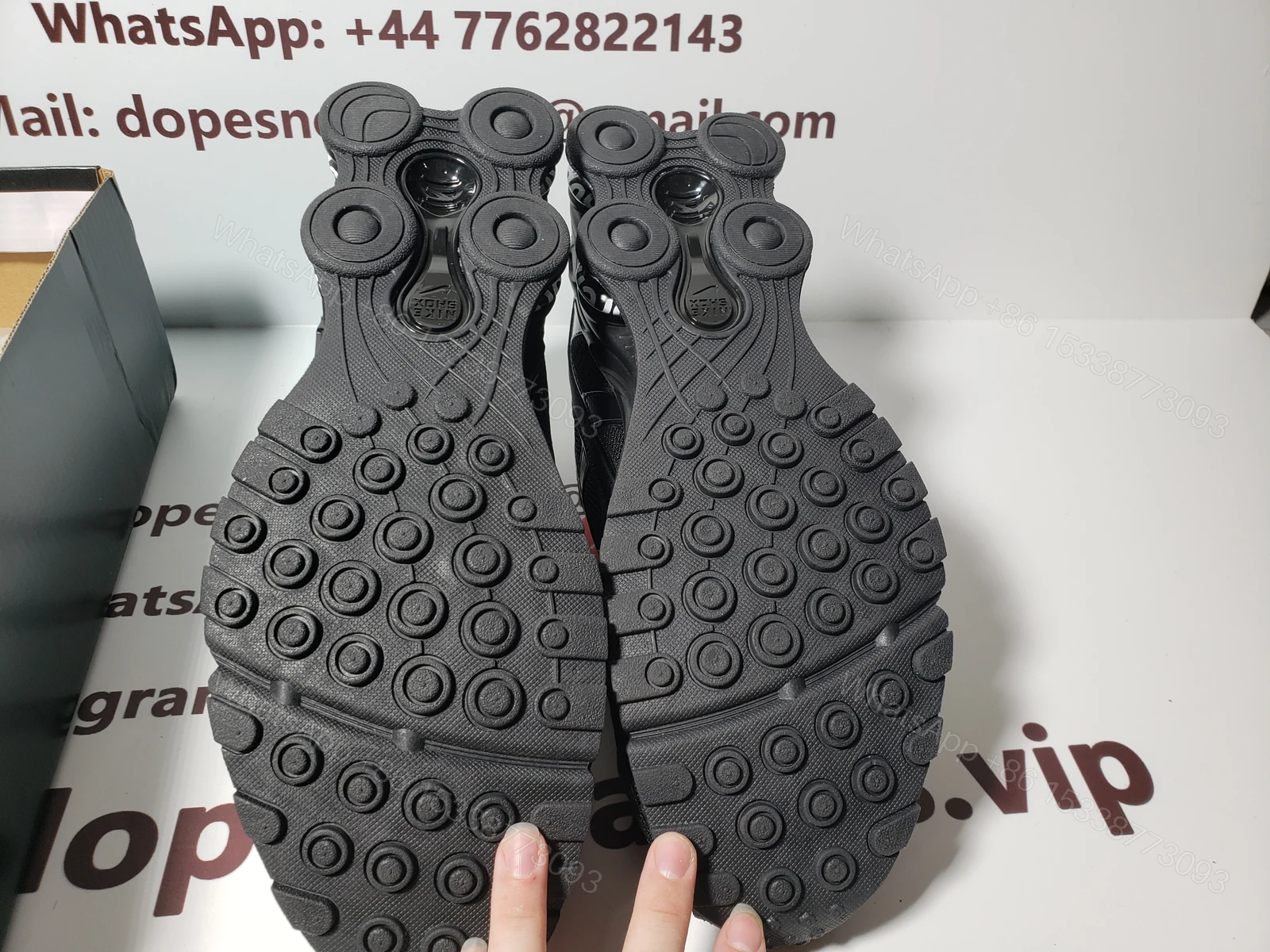 View 5 of Supreme x nike shox Ride 2 SP sneakers Black