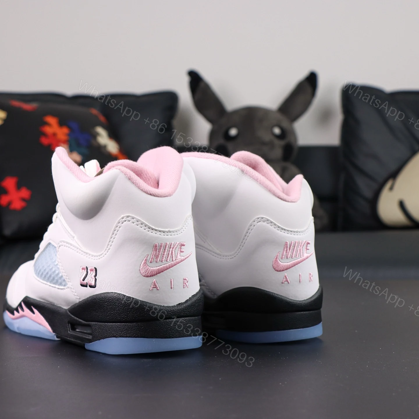 View 5 of Air Jordan 5 Retro Medium Soft Pink Reps