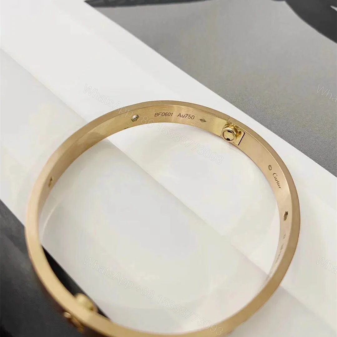 View 5 of Cartier Love Bracelet 4 Diamonds