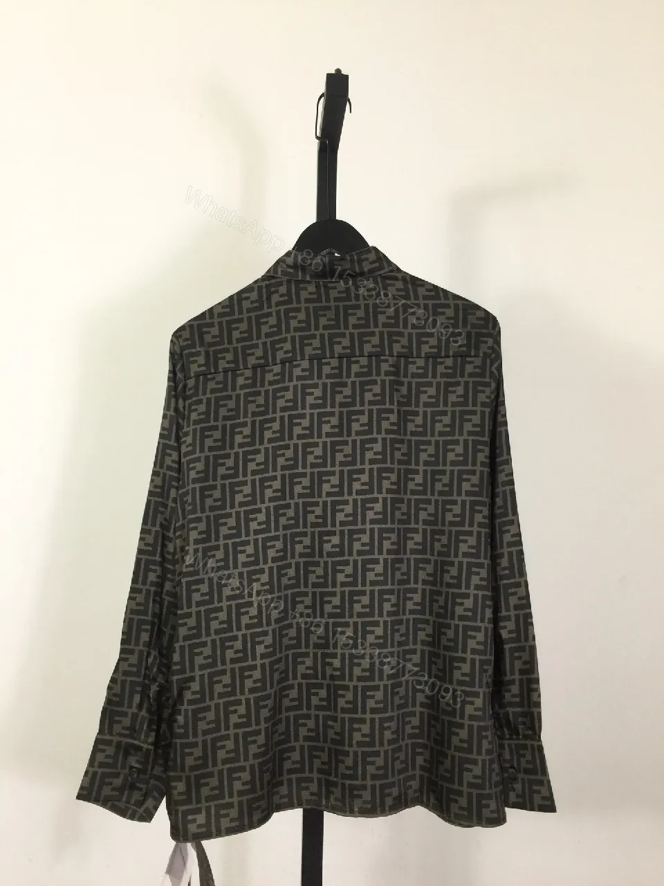 View 7 of Patterned Button-Front Shirt Jacket: Modern Luxury Monogram Dress Code