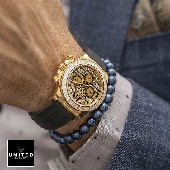 View 6 of Rolex Daytona “Eye Of The Tiger” 116588TBR Replica