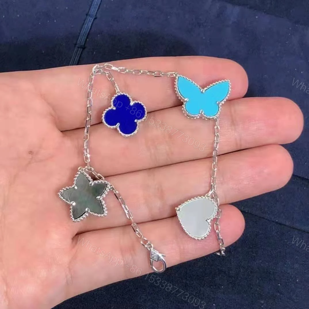 View 5 of Van Cleef & Arpels Lucky Alhambra Bracelet, 4 Motifs