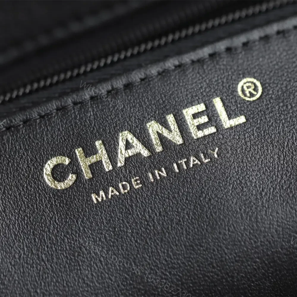 View 9 of 高仿Chanel*25A系列AS4416Kelly羊皮單肩包Mini黑色免檢版