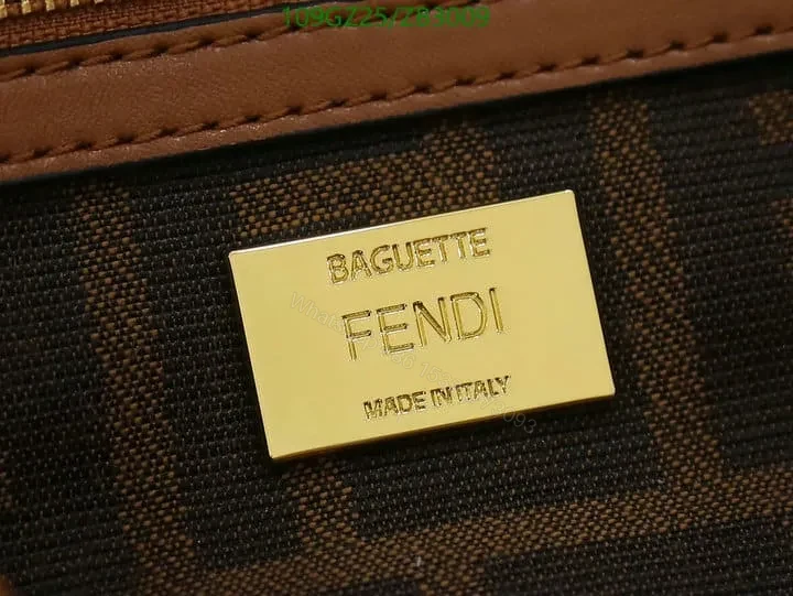 View 24 of Fendi Baguette Black Raffia Bag with Crocheted FF ZB9900