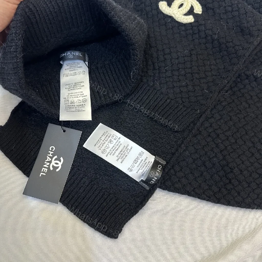 View 9 of Pastel Knit Beanie: Luxe Texture, Logo-Accent Style