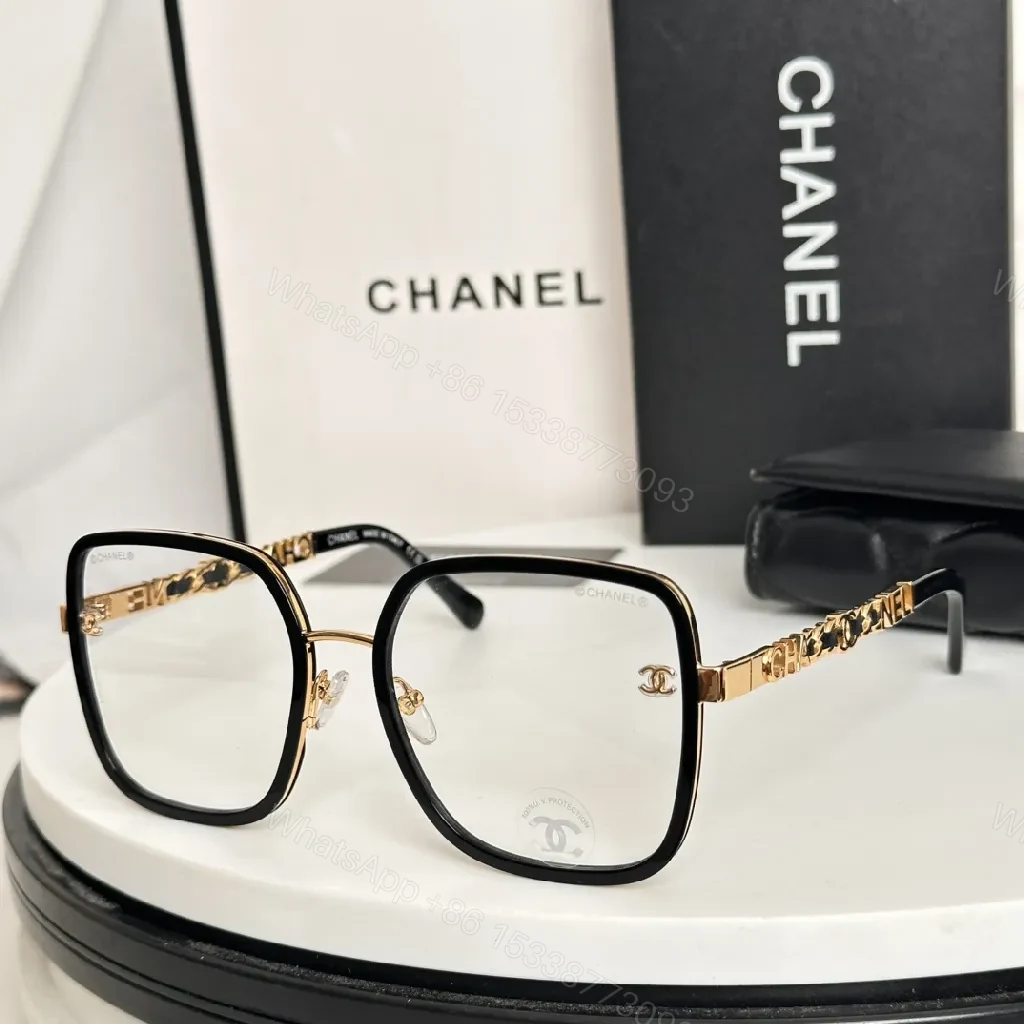 View 2 of Tortoiseshell Square Sunglasses with Gold Accents, Luxe Style