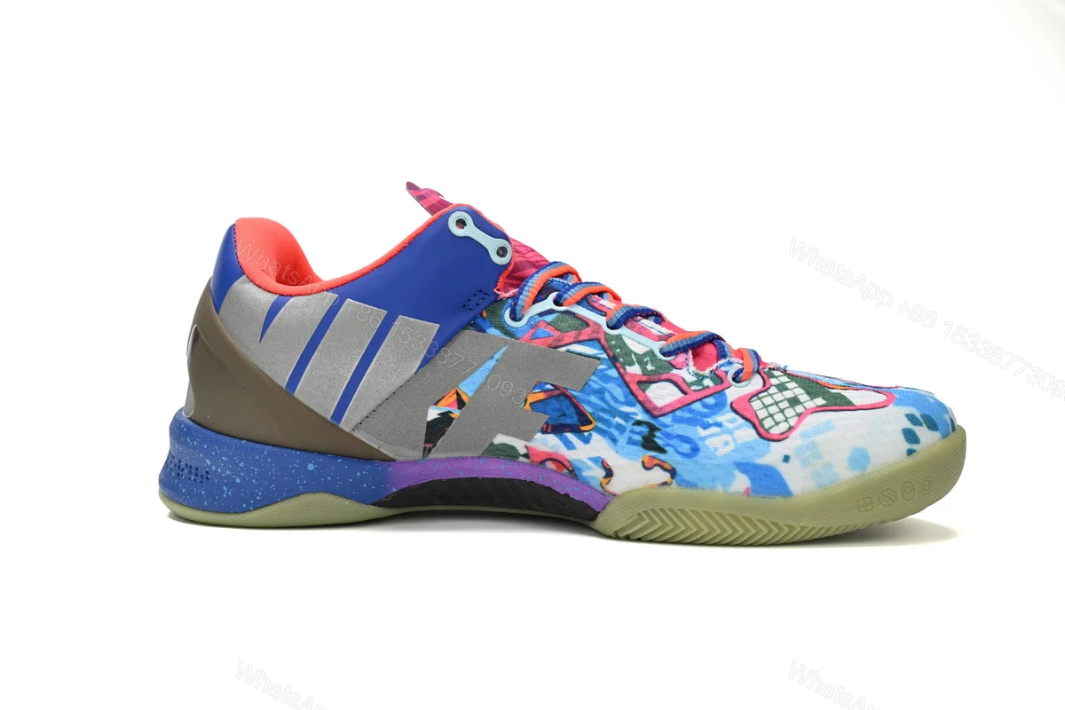 View 2 of Nike What The Kobe 8 Electric Orange/Deep 635438-800