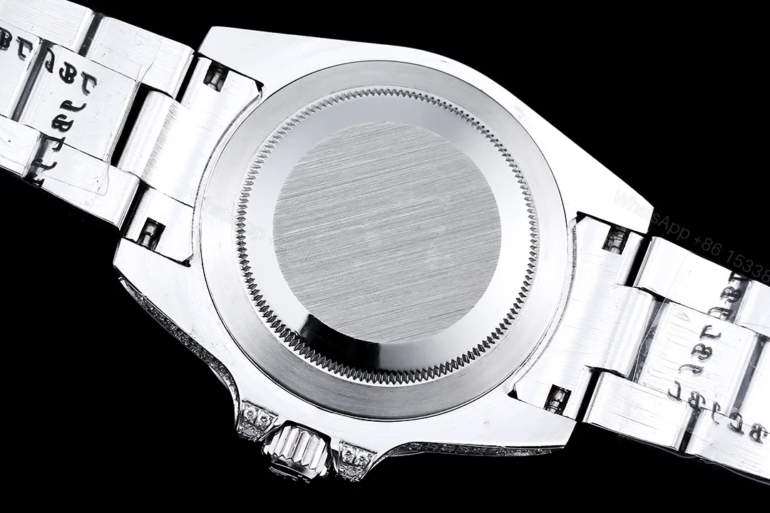 View 8 of Rolex Full Iced Diamond Case Bracelet Luxury Watch 42mm Ultimate Edition RG-ROLEX-FULL-ICED-DIAMOND-904-42
