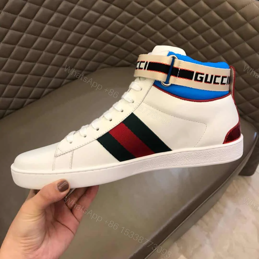 View 6 of GUCCI STRIPE ACE HIGH-TOP SNEAKER – GC51