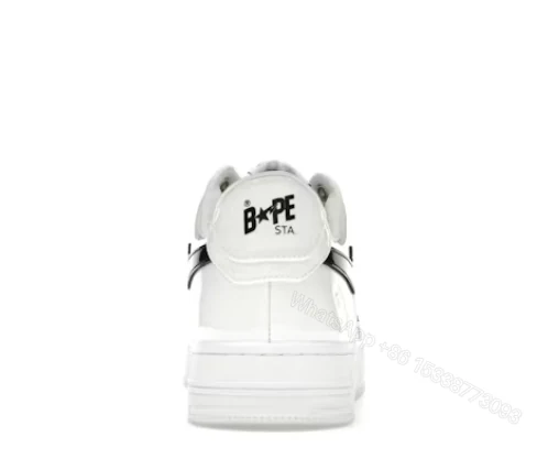 View 2 of A Bathing Ape Bape Sta #2 White Patent