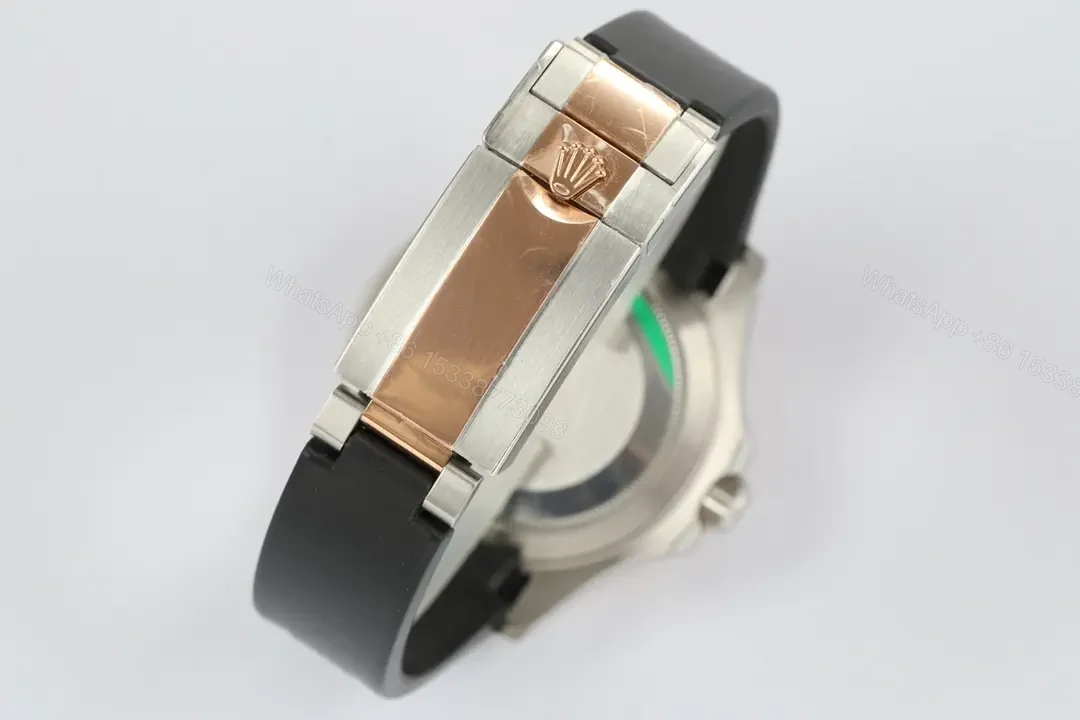 View 9 of BT Factory Clean Factory Rolex Yacht-Master 40 Black Rose Gold