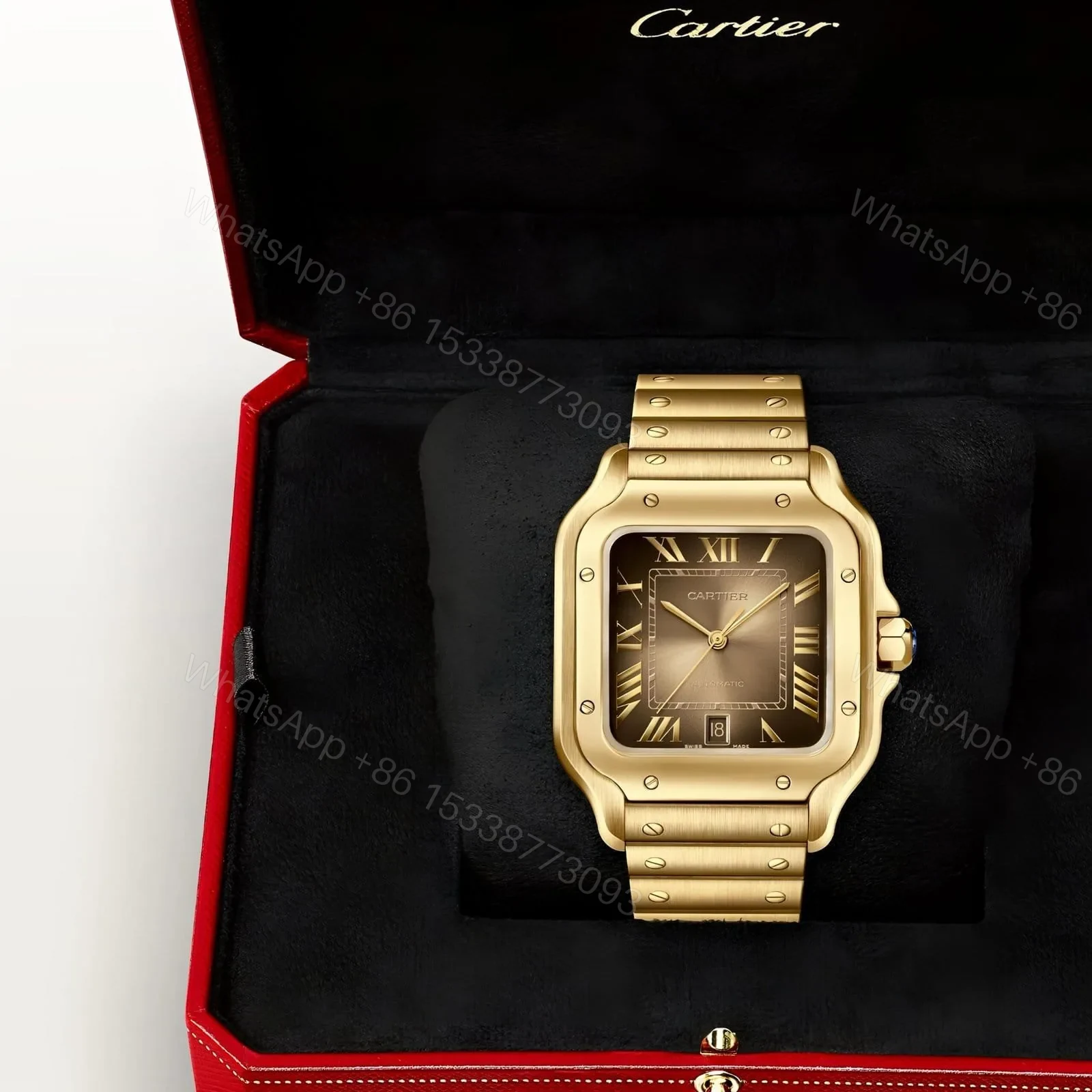 View 2 of Cartier Santos Gold Elegant