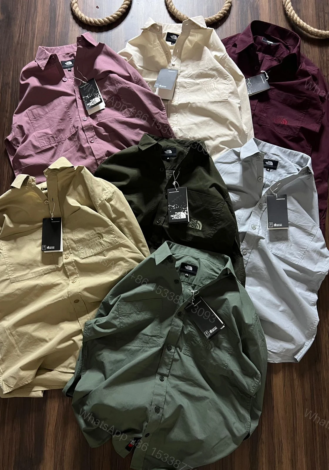 FIRST COPY THE NORTH FACE PREMIUM QUALITY DOUBLE POCKET SHIRT — view 1