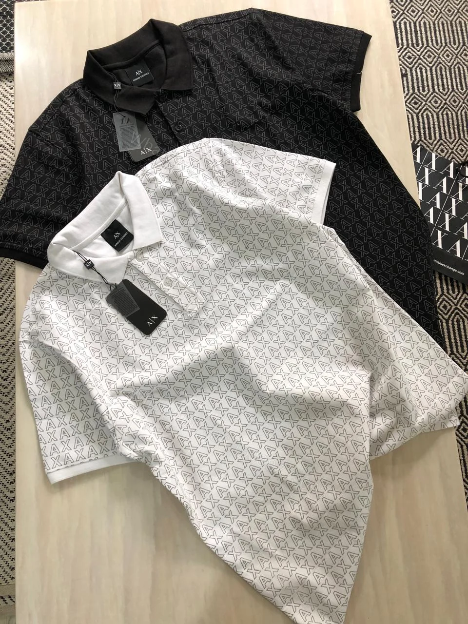 View 5 of First Copy Armani Very Premium Cotton Lycra Polos – Imported Luxury Comfort for Men