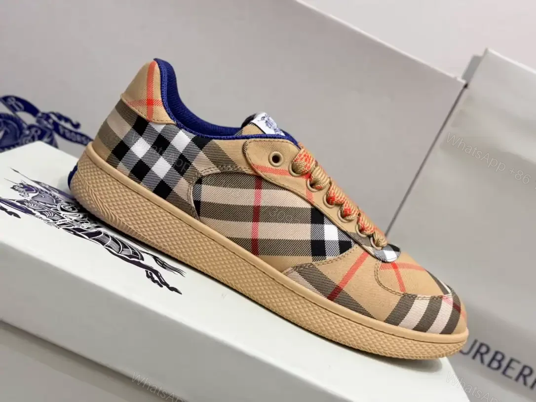 View 2 of BURBERRY TERRACE CHECK SNEAKERS – BBR093