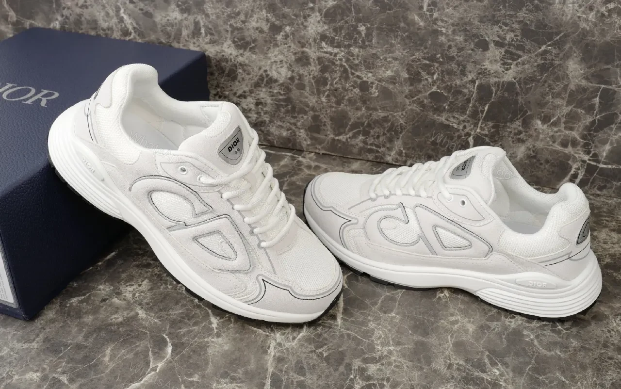 View 2 of White Leather-Blend High-Top Sneakers: Luxury Everyday Comfort
