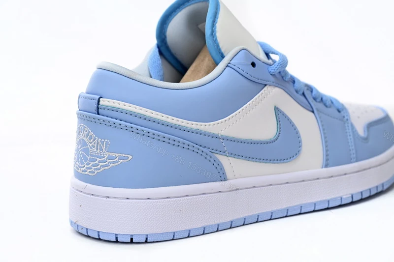 View 4 of Air Jordan 1 Low White Blue DC0774-141