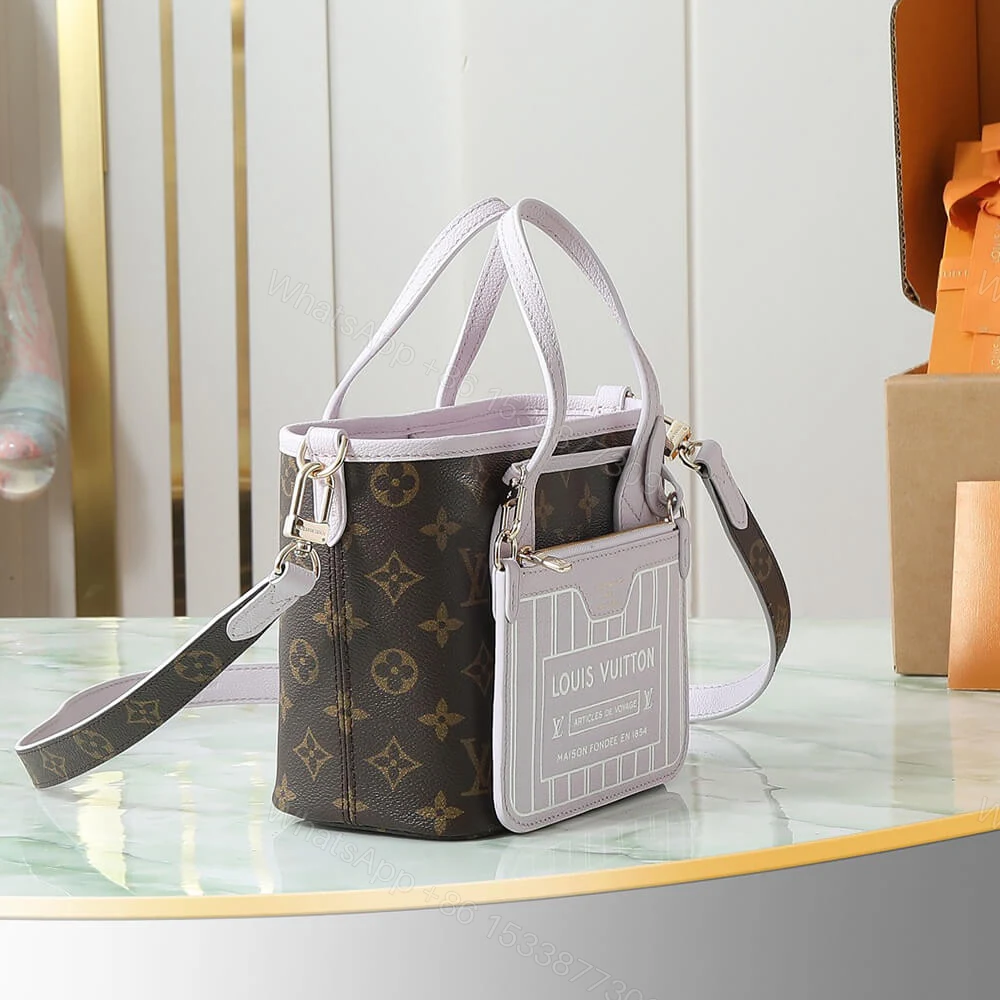 View 4 of LV Neverfull Bandouliere Inside Out BB