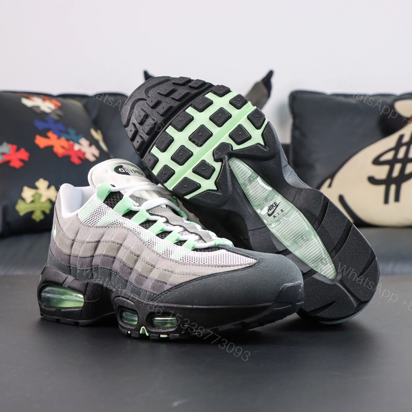 View 3 of Air Max 95 OG Big Bubble Fresh Mint
