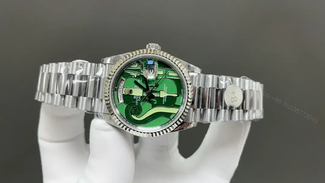 View 2 of Rolex Day-Date Vienna Philharmonic Steel Orchestra Edition 36mm RG-DD36-VIENNA-STEEL