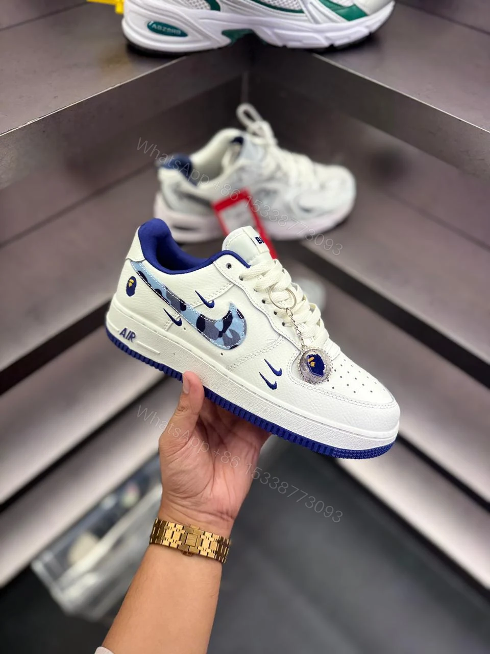 View 6 of FIRST COPY NIKE AIRFORCE CUSTOM BAPE FOR MEN