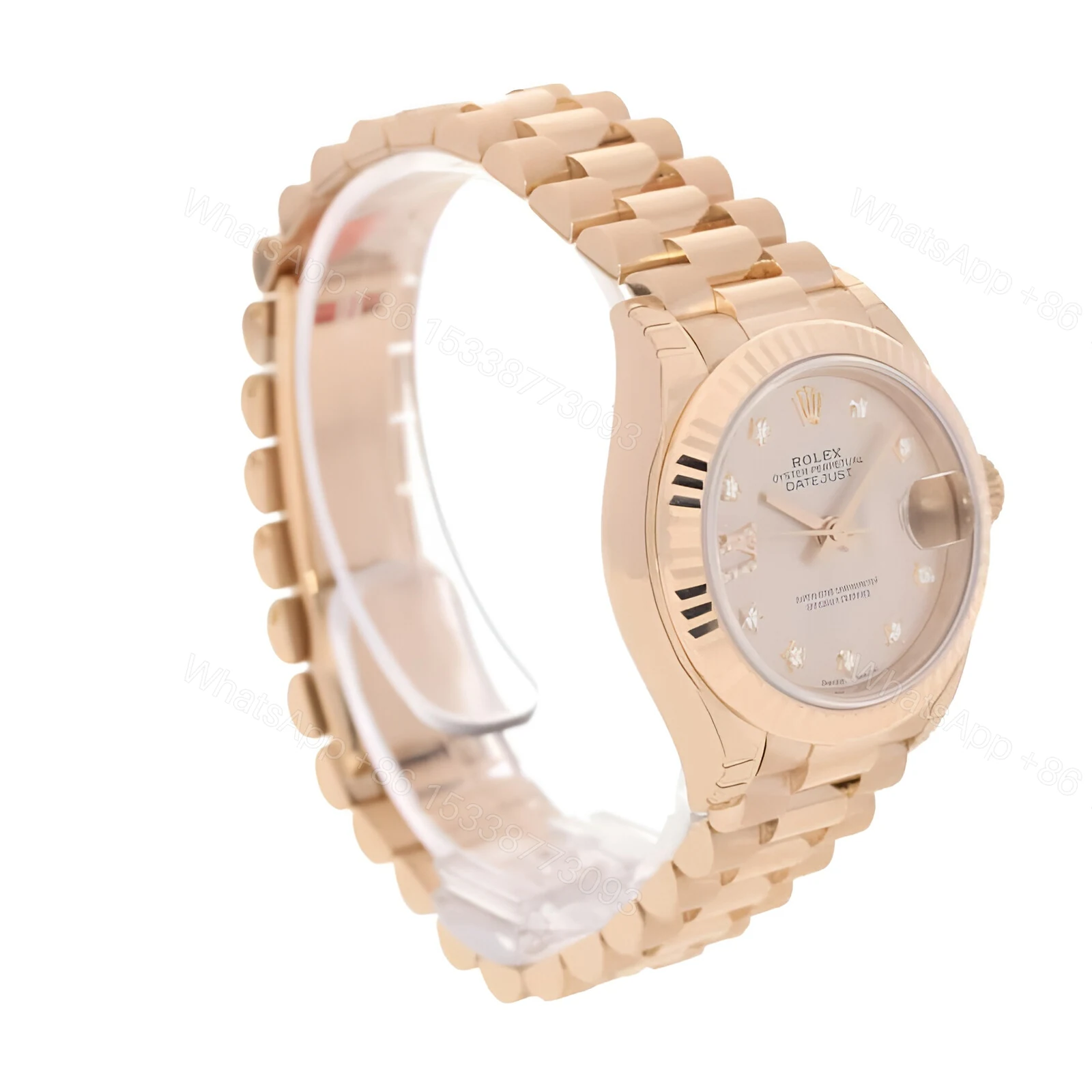 View 2 of Rolex Everose Gold Replica