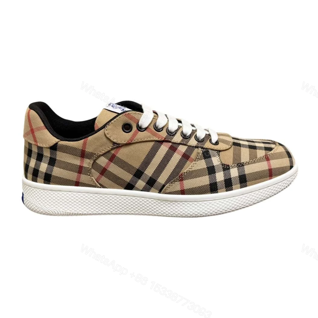 BURBERRY TERRACE CHECK SNEAKERS – BBR105 — view 1
